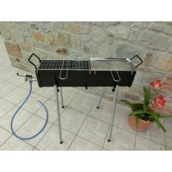 Mod. Arrosticchio Small - barbecue a carbone per arrosticini